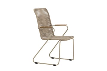 Bois spisebordsstol udendørs - Beige - Havemøbler - Balkon - Balkonmøbler - Altanstole