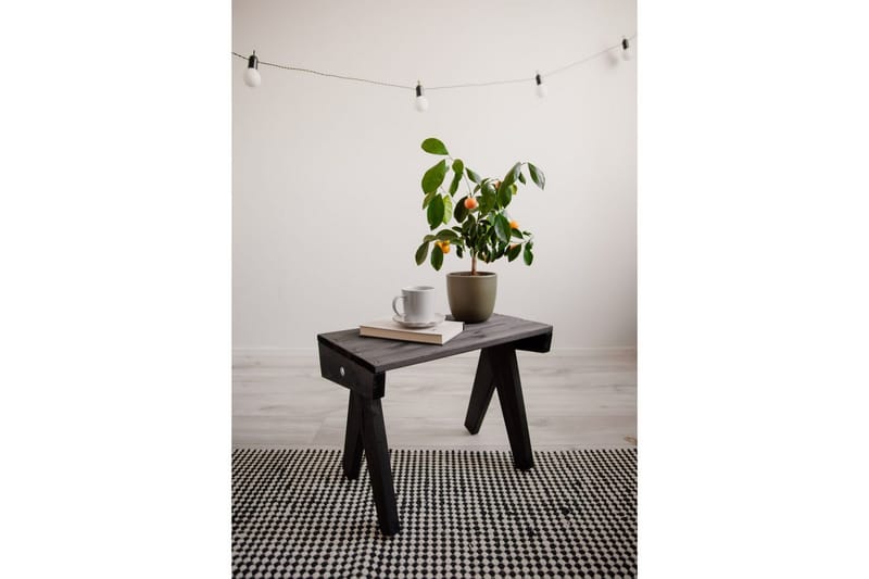 Bord EcoFurn Granny Fyr Oliebehandlet Sort - Sort - Havemøbler - Balkon - Balkonmøbler - Altanborde