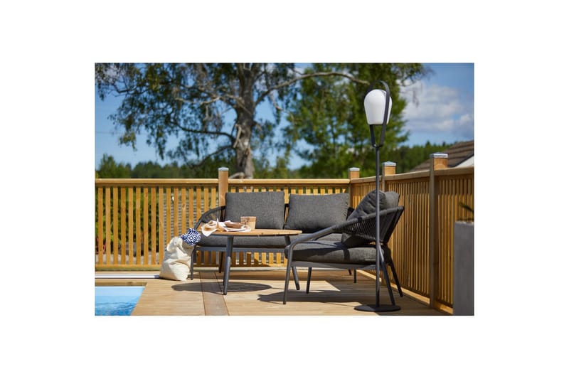 Bord Hillerstorp Ekeryd Ø80 cm - Natur - Havemøbler - Balkon - Balkonmøbler - Altanborde