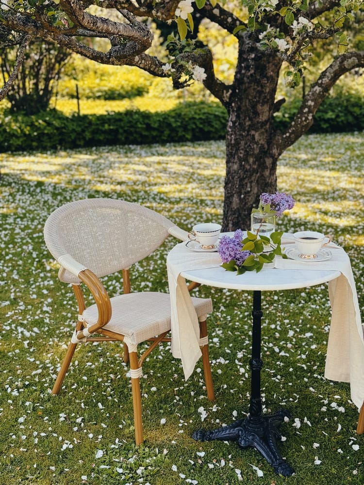 Bord Hillerstorp Glimminge Ø60 cm - Sort - Havemøbler - Balkon - Balkonmøbler - Altanborde