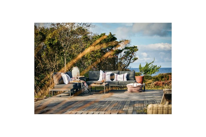 Bord Hillerstorp Oxelunda 113 x 55 cm Grå - Havemøbler - Balkon - Balkonmøbler - Altanborde