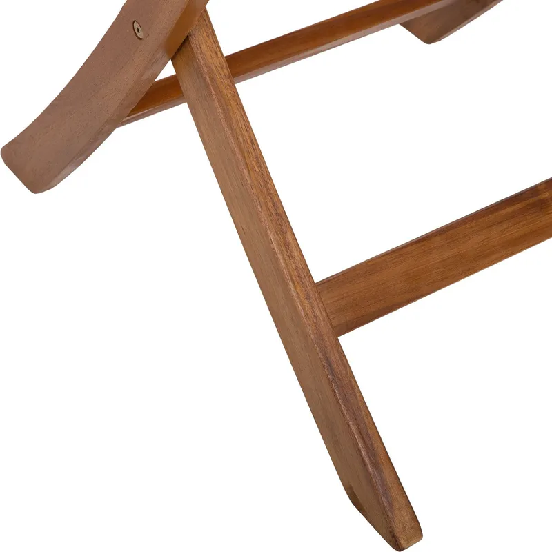 Bord HOME4YOU Fabiola D80x72 cm Akacie - brun - Havemøbler - Balkon - Balkonmøbler - Altanborde