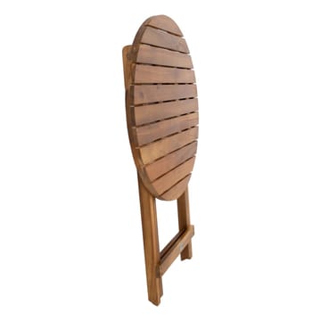 Bord HOME4YOU Gwen D60x72 cm akacie - brun - Havemøbler - Balkon - Balkonmøbler - Altanborde