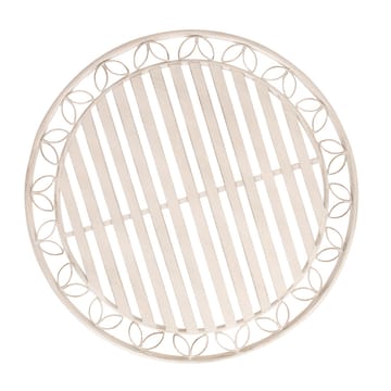Bord HOME4YOU Jasmine D70x75 cm Antikhvid metal - antik hvid - Havemøbler - Balkon - Balkonmøbler - Altanborde