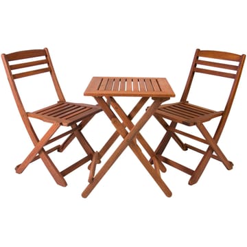 Bord HOME4YOU Rouen 50x50x68 cm Meranti - brun - Havemøbler - Balkon - Balkonmøbler - Altanborde