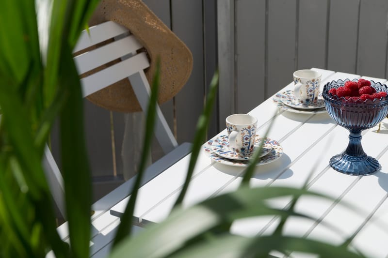 Cafèbord Hillerstorp Åre Hvid 95 x 72 cm - Hvid - Havemøbler - Balkon - Balkonmøbler - Altanborde