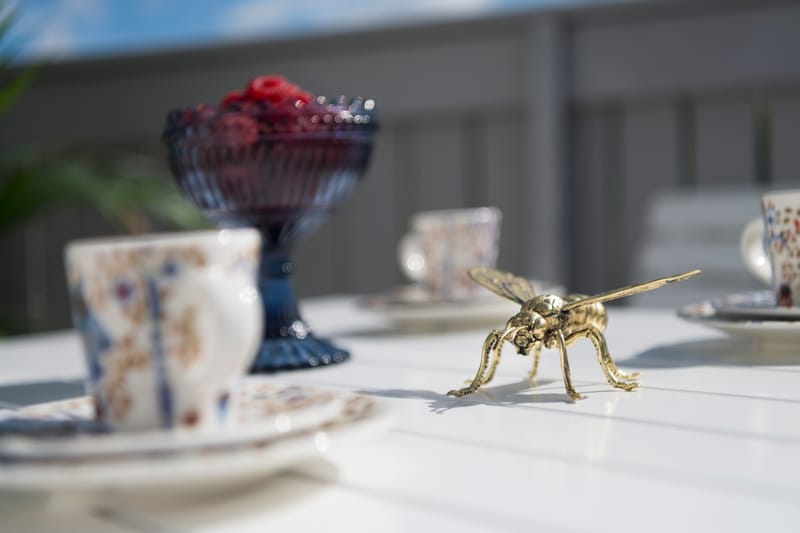 Cafèbord Hillerstorp Åre Hvid 95 x 72 cm - Hvid - Havemøbler - Balkon - Balkonmøbler - Altanborde