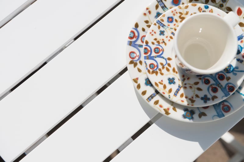 Cafèbord Hillerstorp Åre Hvid 95 x 72 cm - Hvid - Havemøbler - Balkon - Balkonmøbler - Altanborde