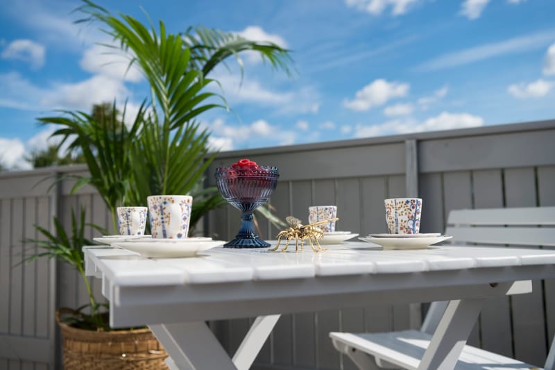 Cafèbord Hillerstorp Åre Hvid 95 x 72 cm - Hvid - Havemøbler - Balkon - Balkonmøbler - Altanborde
