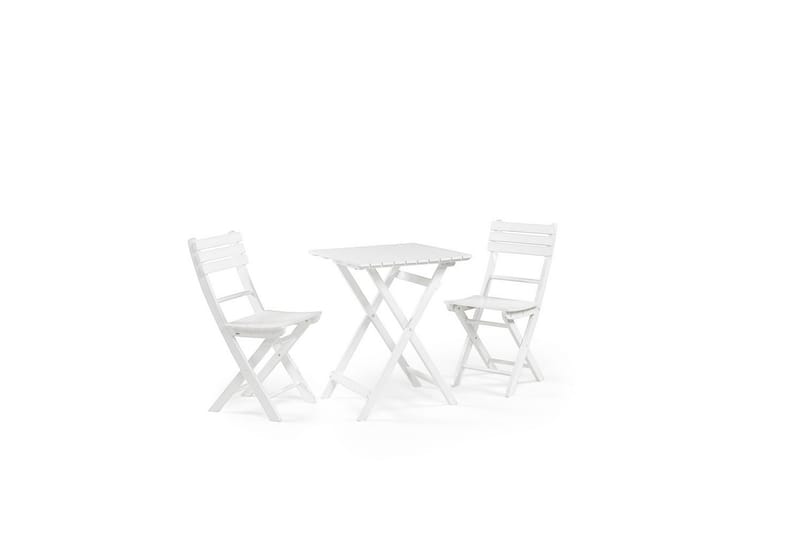 Cafébord Hillerstorp Åre Hvid 58 x 58 cm - Havemøbler - Balkon - Balkonmøbler - Altanborde