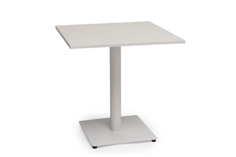 Cafébord Hillerstorp Näsby 70 x 70 cm Hvid - Hvid - Havemøbler - Balkon - Balkonmøbler - Altanborde