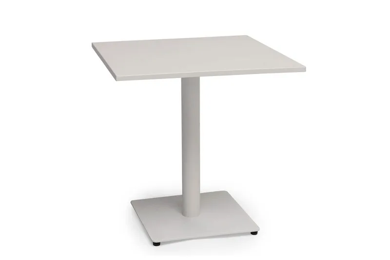 Cafébord Hillerstorp Näsby 70 x 70 cm Hvid, Hvid