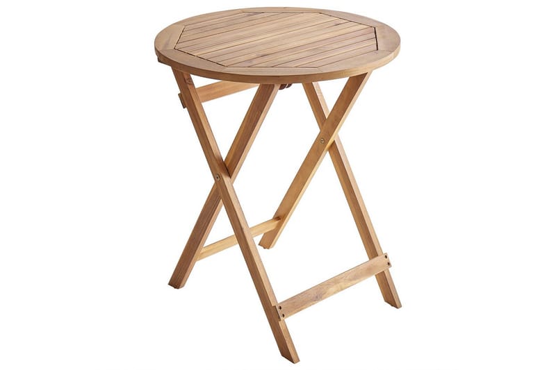 Cafégruppe Prossedi - Grønt, lyst træ - Havemøbler - Balkon - Balkonmøbler - Altansæt
