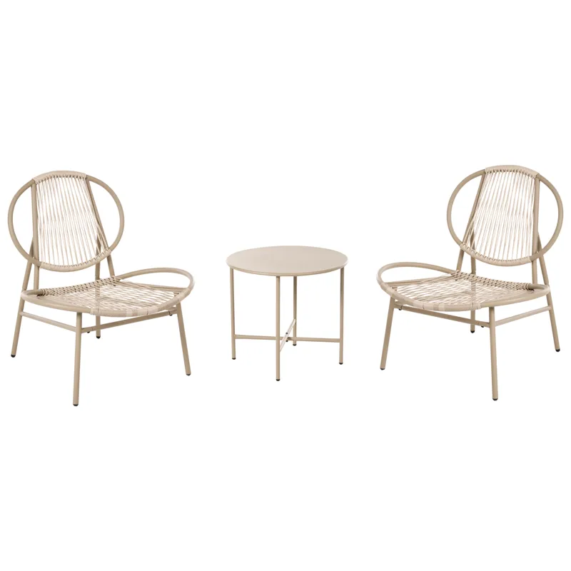 Cafésæt Ovaro, Beige