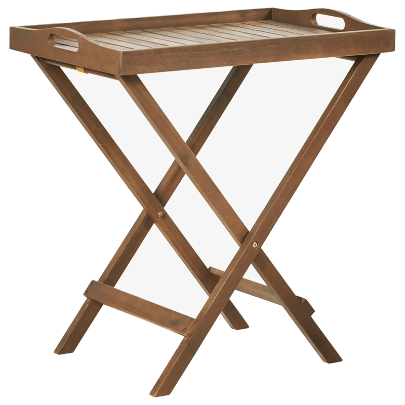 Cafésæt udendørs Amantea Premium akacietræ - Brun/taupe - Havemøbler - Balkon - Balkonmøbler - Altansæt