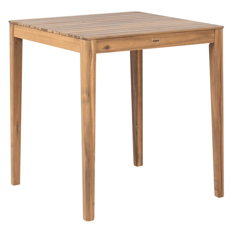 Cafésæt udendørs Chioggia akacietræ - Brun - Havemøbler - Balkon - Balkonmøbler - Altansæt