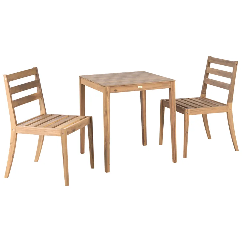 Cafésæt udendørs Chioggia akacietræ, Brun
