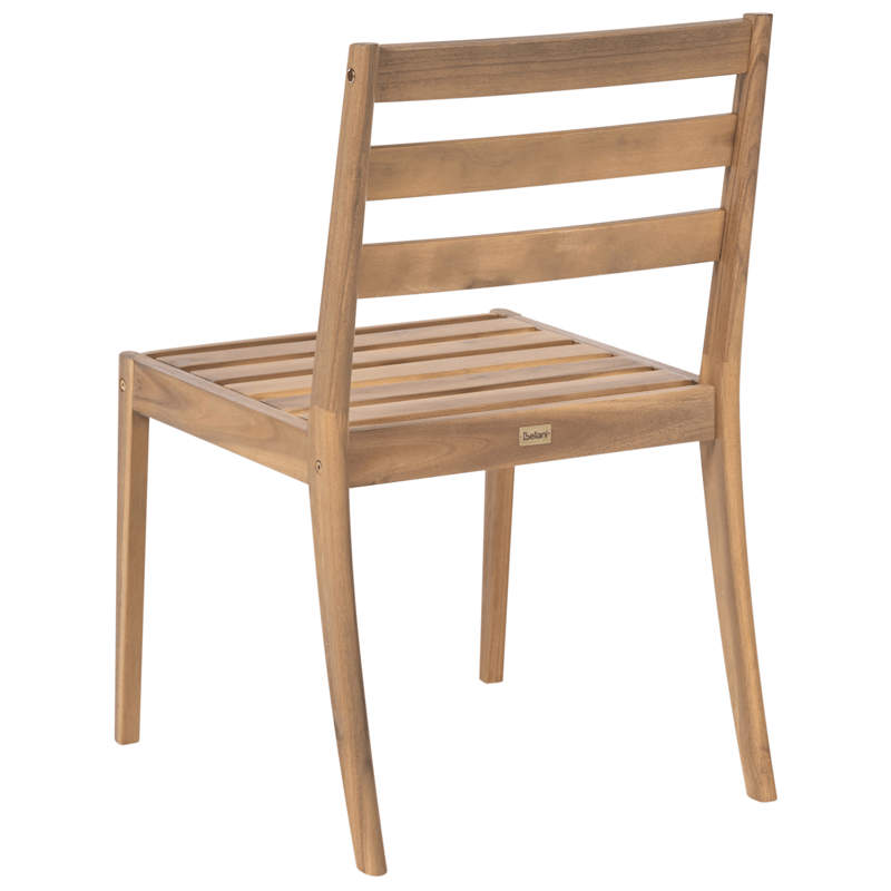 Cafésæt udendørs Chioggia akacietræ - Brun - Havemøbler - Balkon - Balkonmøbler - Altansæt