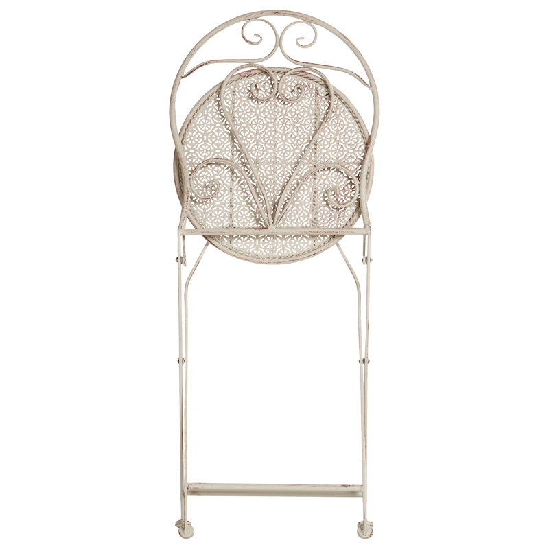 Cafésæt udendørs foldbar Folelli Jern - Beige - Havemøbler - Balkon - Balkonmøbler - Altansæt