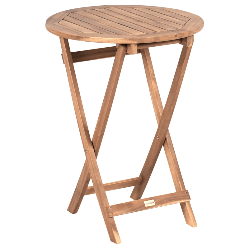 Cafésæt udendørs foldbar Sacile akacietræ - Brun - Havemøbler - Balkon - Balkonmøbler - Altansæt