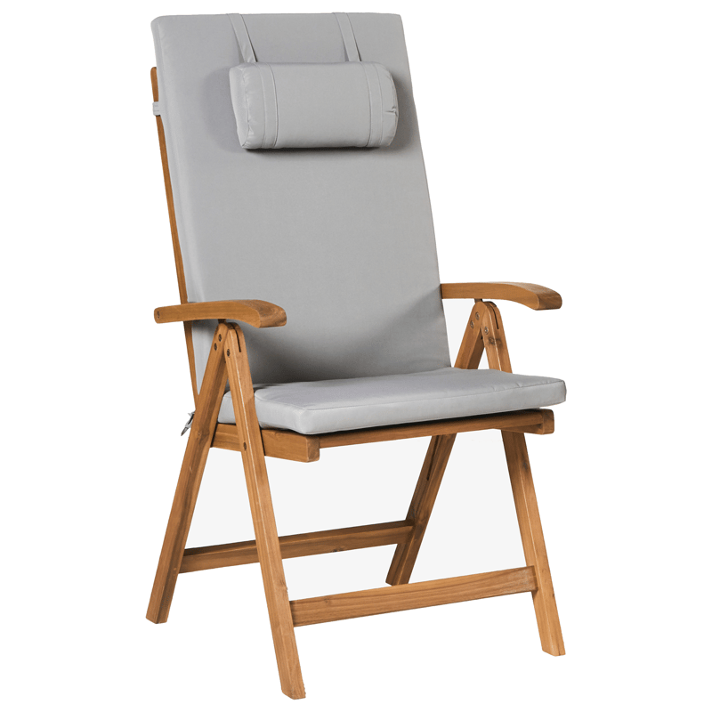 Cafésæt udendørs Java Premium akacietræ - Brun/Lysegrå - Havemøbler - Balkon - Balkonmøbler - Altansæt