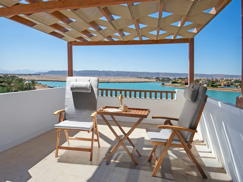 Cafésæt udendørs Java Premium akacietræ - Brun/gråmeleret - Havemøbler - Balkon - Balkonmøbler - Altansæt