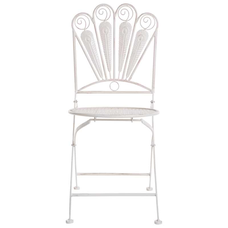 Cafésæt udendørs med bænk Pavia Jern - Hvid - Havemøbler - Balkon - Balkonmøbler - Altansæt