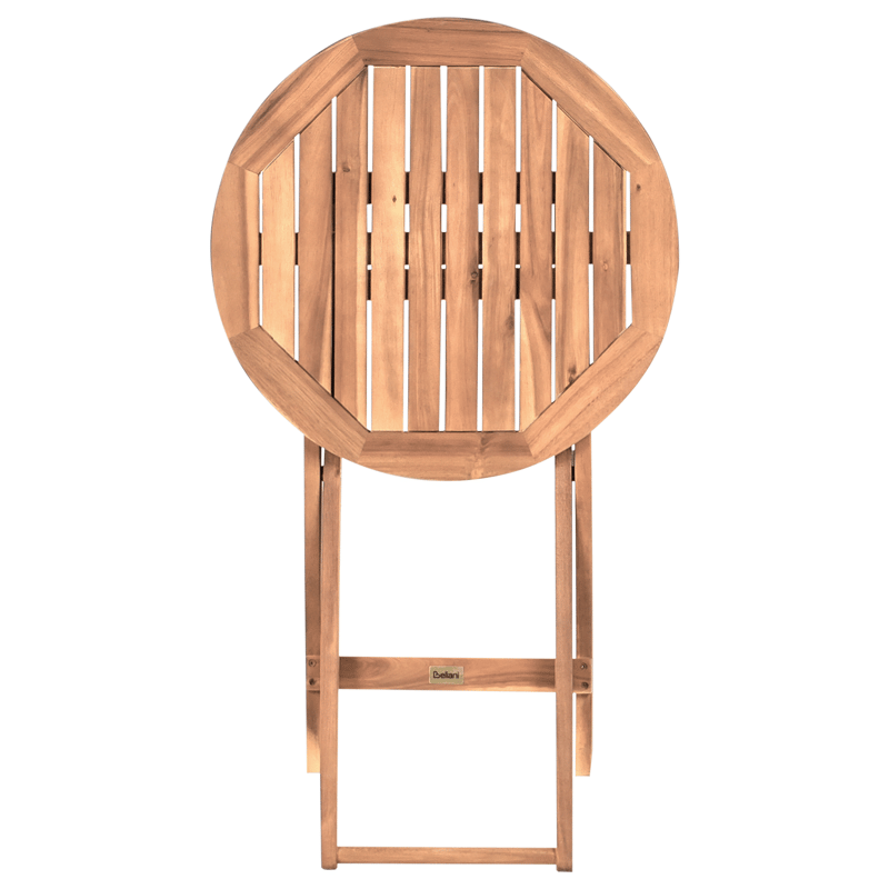 Cafésæt udendørs Rivarotta akacietræ - Brun/Sort - Havemøbler - Balkon - Balkonmøbler - Altansæt