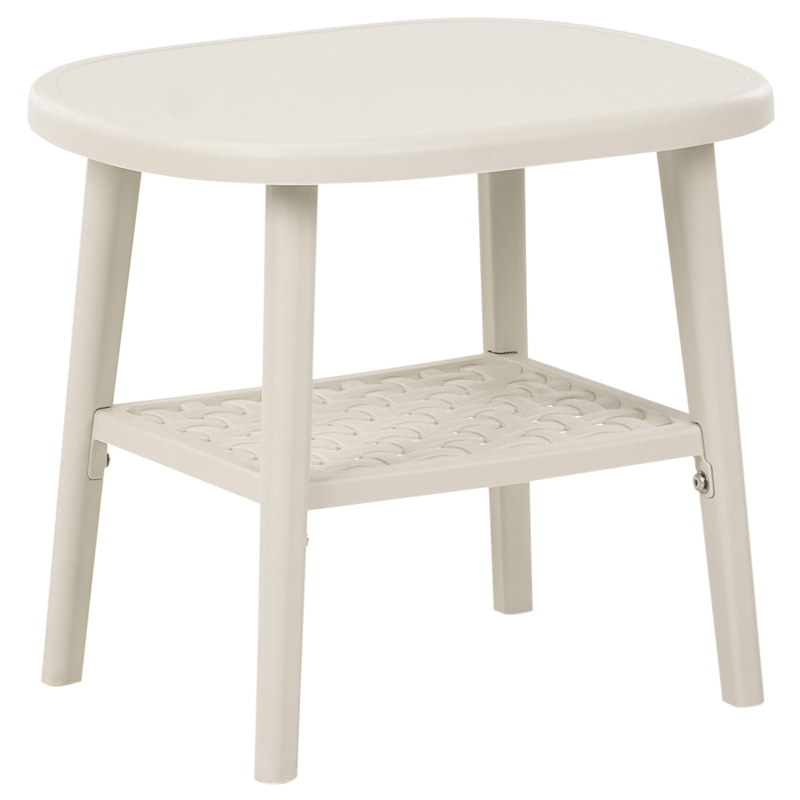 Cafésæt udendørs Sicelle - Hvid - Havemøbler - Balkon - Balkonmøbler - Altansæt