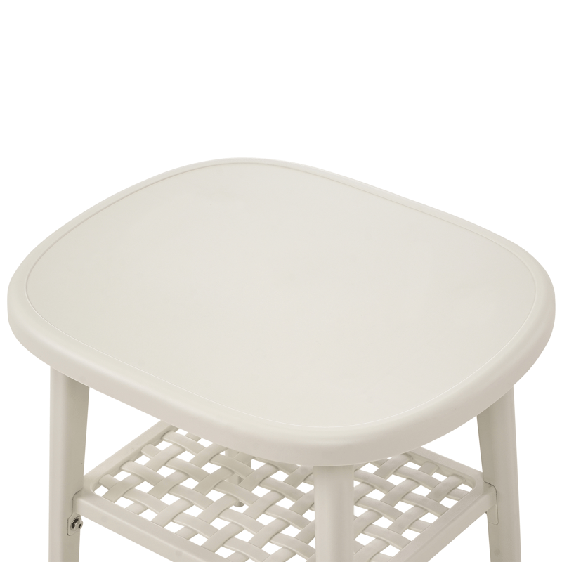 Cafésæt udendørs Sicelle - Hvid - Havemøbler - Balkon - Balkonmøbler - Altansæt