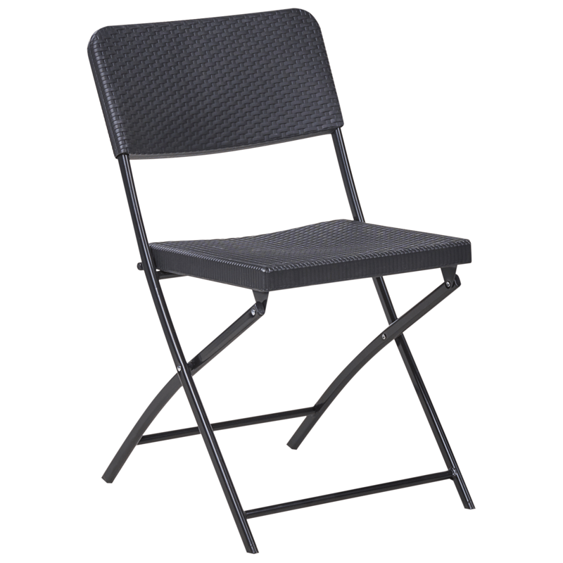 Cafésæt udendørs Trappeto - Sort - Havemøbler - Balkon - Balkonmøbler - Altansæt