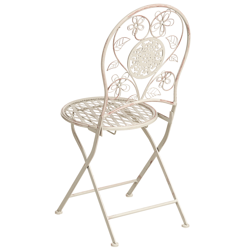 Cafésæt udendørs Yaviza Jern - Beige - Havemøbler - Balkon - Balkonmøbler - Altansæt