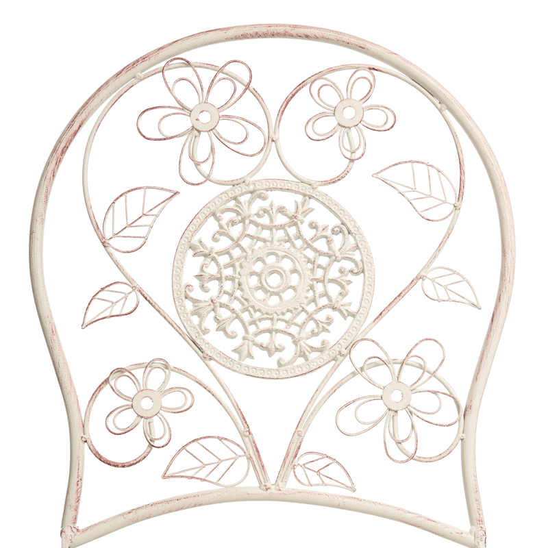 Cafésæt udendørs Yaviza Jern - Beige - Havemøbler - Balkon - Balkonmøbler - Altansæt