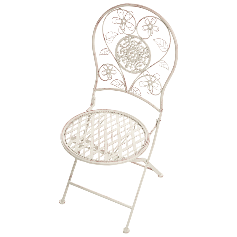 Cafésæt udendørs Yaviza Jern - Beige - Havemøbler - Balkon - Balkonmøbler - Altansæt