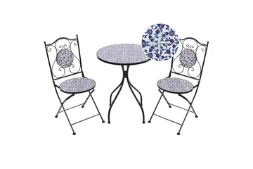 Cafeset Beliani Camprena Black - Havemøbler - Balkon - Balkonmøbler - Altansæt