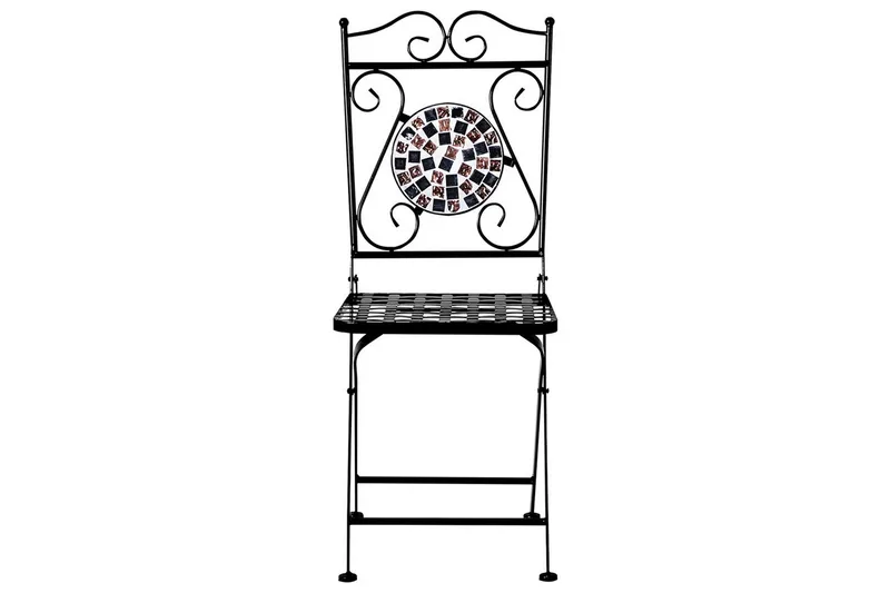 Cafeset Beliani Carpino Black - Havemøbler - Balkon - Balkonmøbler - Altansæt