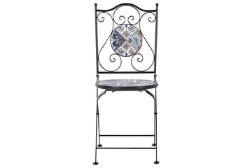 Cafeset Beliani Civita Black - Havemøbler - Balkon - Balkonmøbler - Altansæt