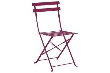 Cafeset Beliani Fiori Blå Wine red - Havemøbler - Balkon - Balkonmøbler - Altansæt