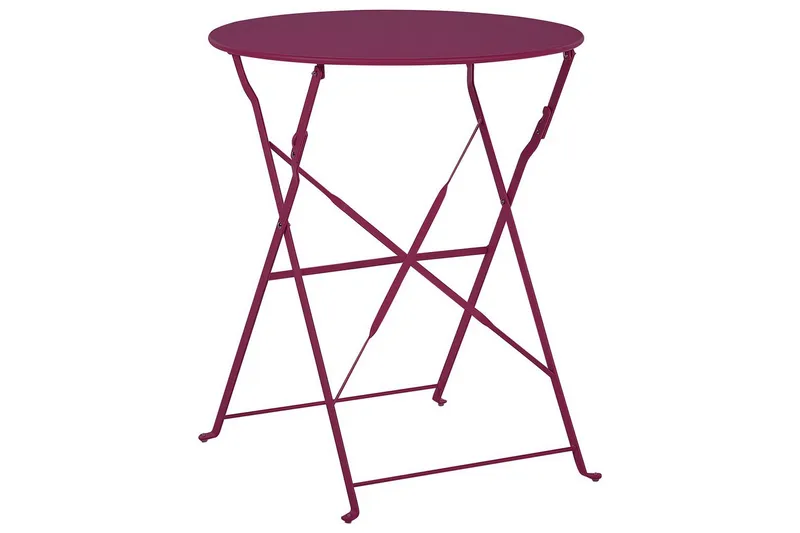 Cafeset Beliani Fiori Blå Wine red - Havemøbler - Balkon - Balkonmøbler - Altansæt