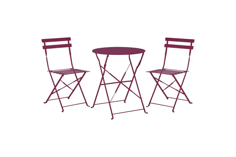 Cafeset Beliani Fiori Blå Wine red, undefined