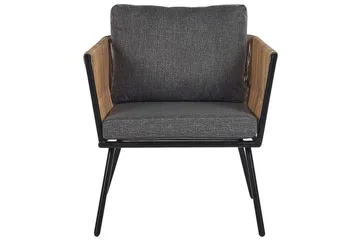 Cafeset Beliani Gargano Brun/grå Brown||Grey - Havemøbler - Balkon - Balkonmøbler - Altansæt