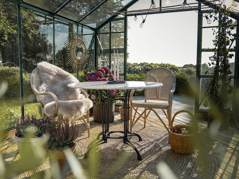 Caféstol Hillerstorp Silja - Grå - Havemøbler - Balkon - Balkonmøbler - Altanstole