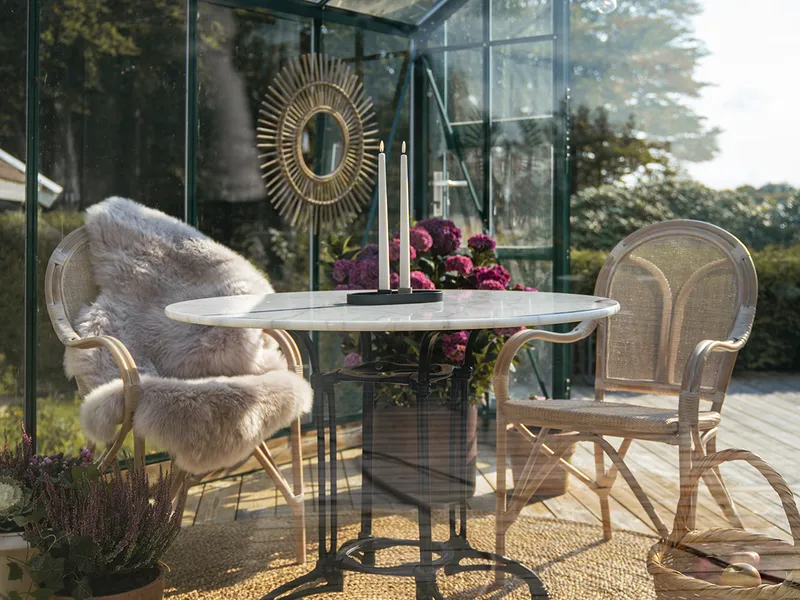 Caféstol Hillerstorp Silja - Grå - Havemøbler - Balkon - Balkonmøbler - Altanstole