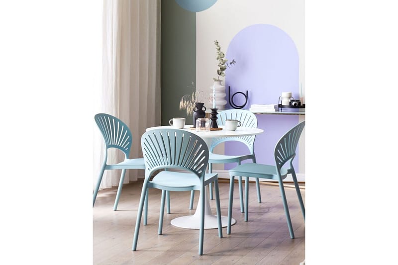 Casarano Spisestol Udendørs - Blå - Havemøbler - Balkon - Balkonmøbler - Altanstole