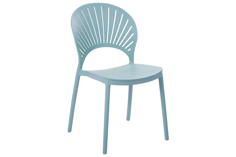 Casarano Spisestol Udendørs - Blå - Havemøbler - Balkon - Balkonmøbler - Altanstole