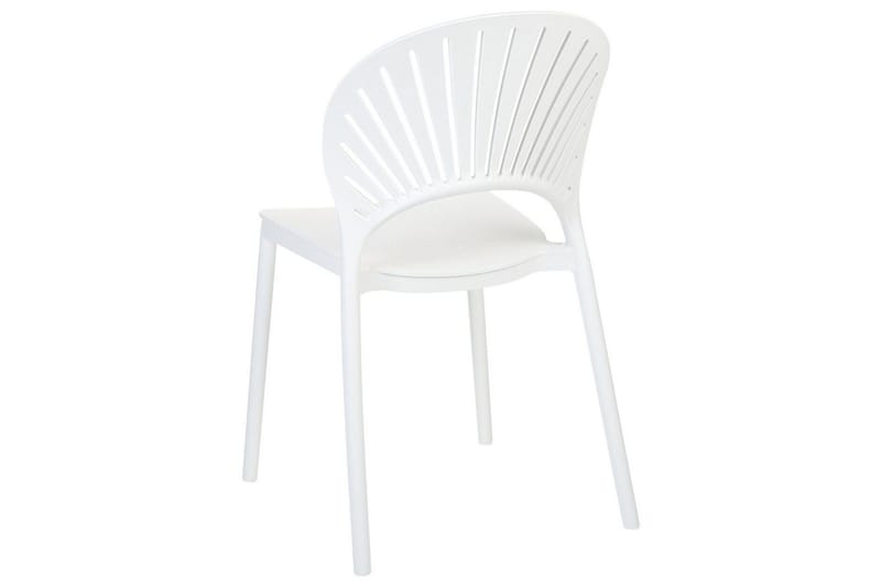 Casarano Spisestol Udendørs - Hvid - Havemøbler - Balkon - Balkonmøbler - Altanstole