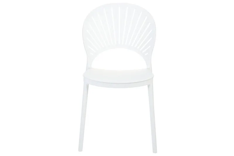 Casarano Spisestol Udendørs - Hvid - Havemøbler - Balkon - Balkonmøbler - Altanstole