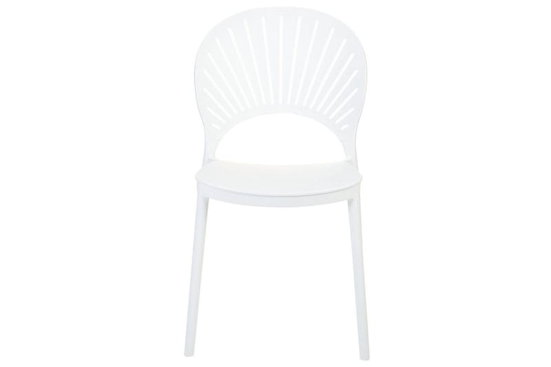Casarano Spisestol Udendørs - Hvid - Havemøbler - Balkon - Balkonmøbler - Altanstole