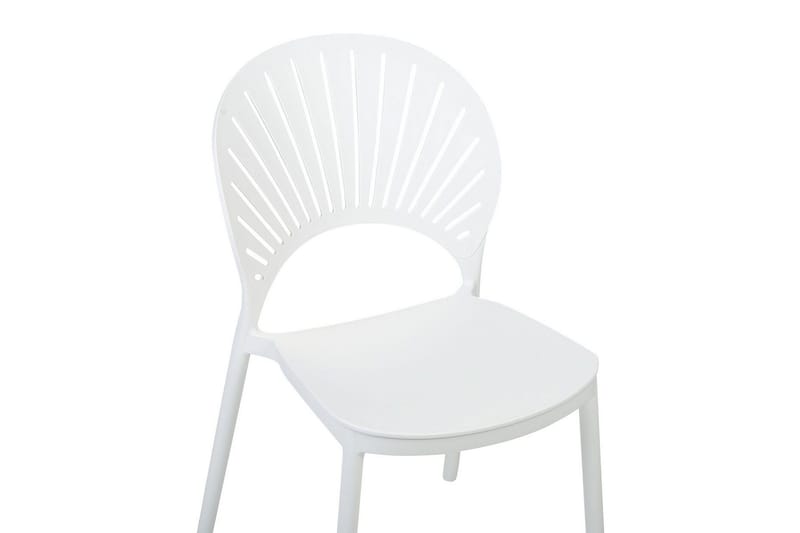 Casarano Spisestol Udendørs - Hvid - Havemøbler - Balkon - Balkonmøbler - Altanstole