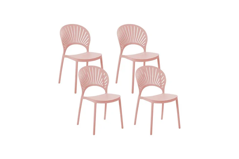 Casarano Spisestol Udendørs - Lyserød - Havemøbler - Balkon - Balkonmøbler - Altanstole